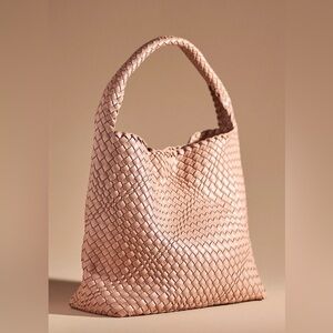 By Anthropologie Blythe Woven shoulder Bag tote large carry-all weekend bag